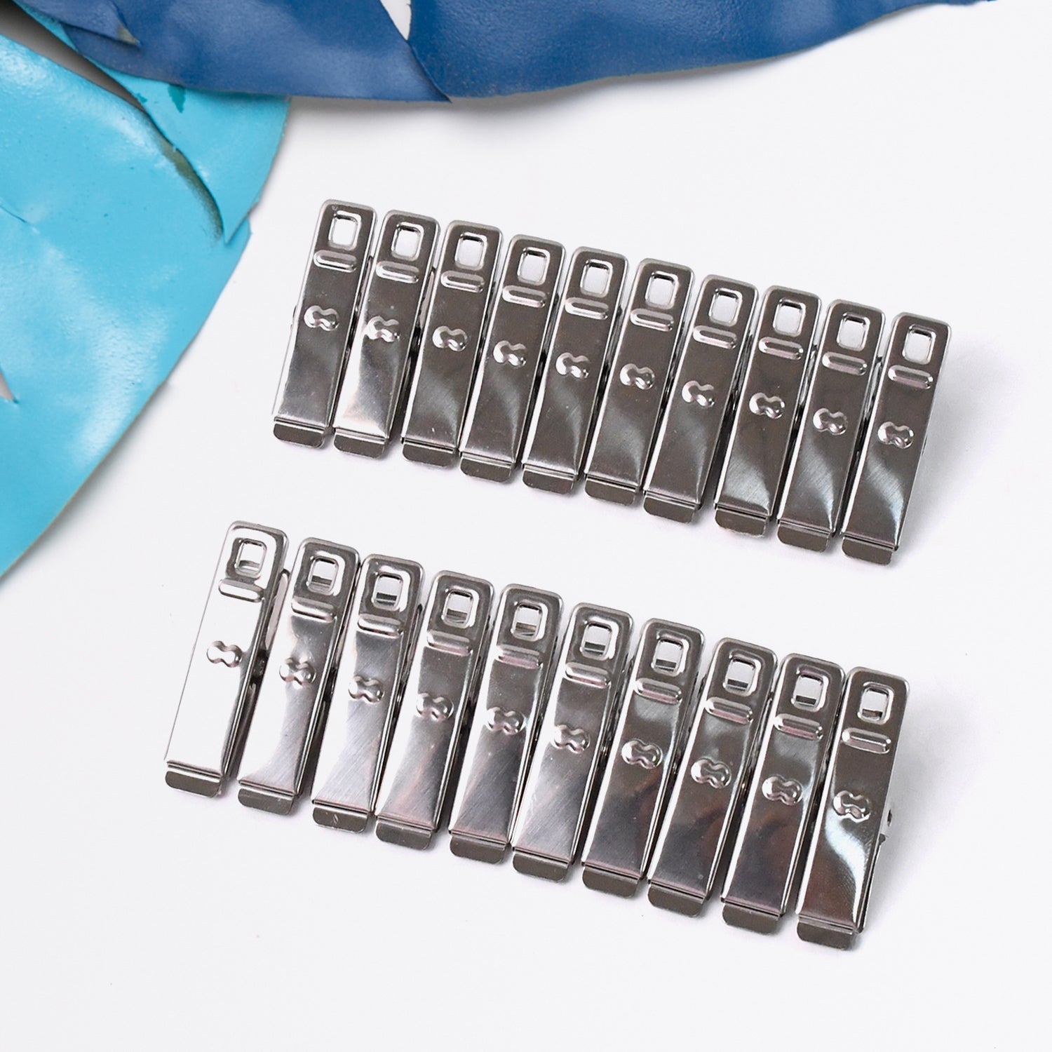 Cloth Drying Pins Stainless Steel Cloth Clips (20 Pcs Set) Cloth Drying Pins Stainless Steel Cloth Clips (20 Pcs Set)